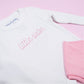 Little Sister Embroidered Long Pajamas - Magnolia Baby Long Pajamas