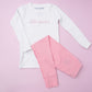 Little Sister Embroidered Long Pajamas - Magnolia Baby Long Pajamas