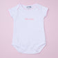 Little Sister Embroidered Short Sleeve Bodysuit - Magnolia Baby Bodysuit