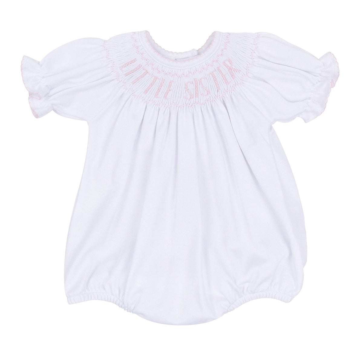Little Sister Gift Set - Bishop Smocked Bubble - Magnolia BabyBubble Gift Set