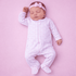 Little Sister Print Footie - Magnolia BabyFootie