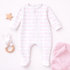 Little Sister Print Zip Footie - Magnolia BabyFootie