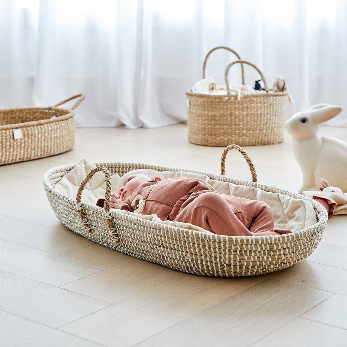 Liv Baby Changing Basket Set - Magnolia BabyBaby Changing Basket