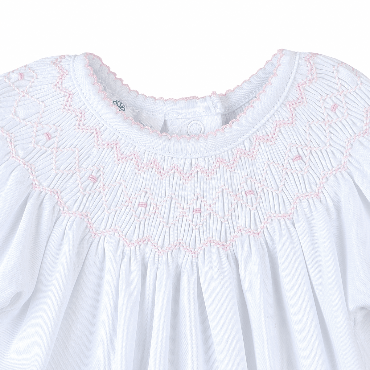 Lizzie's Classics Bishop Short Sleeve Bubble - Pink - Magnolia BabyBubble