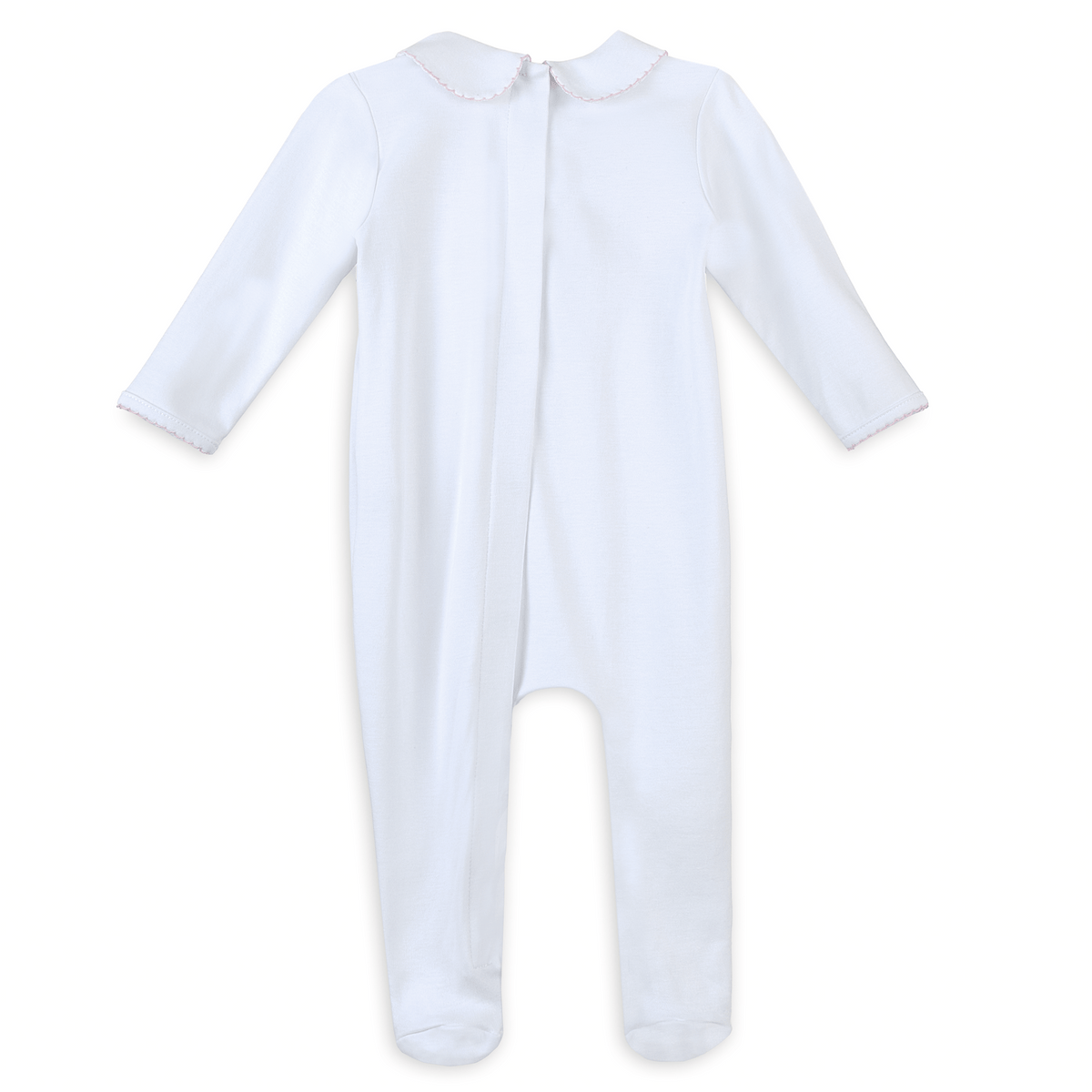 Lizzie's Classics Smocked Footie - Pink - Magnolia BabyFootie