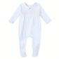 Lizzie's Classics Smocked Footie - Pink - Magnolia BabyFootie