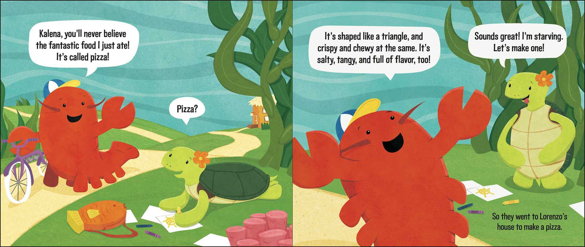 Lorenzo, the Pizza - Loving Lobster by Claire Lordon - Magnolia BabyBook