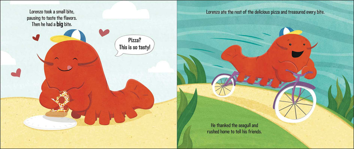 Lorenzo, the Pizza - Loving Lobster by Claire Lordon - Magnolia BabyBook