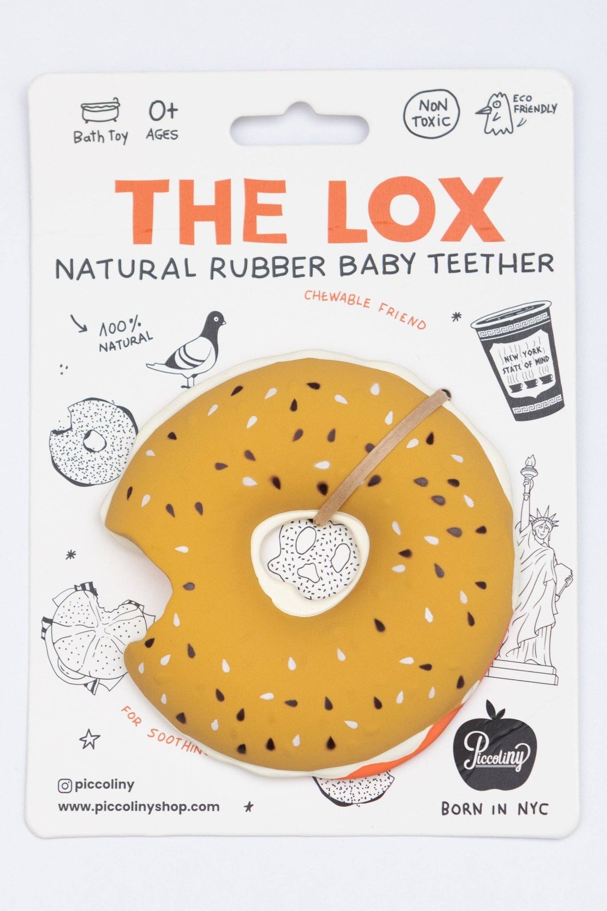 Lox Bagel Teether - Magnolia BabyTeether