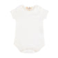 Luna & Arlo Basics Short Sleeve Bodysuit - Ivory - Magnolia BabyBodysuit
