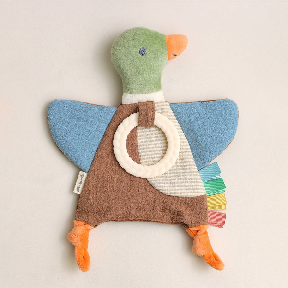 Itzy Ritzy_Mallard Duck Bitzy Crinkle™ Teether_6