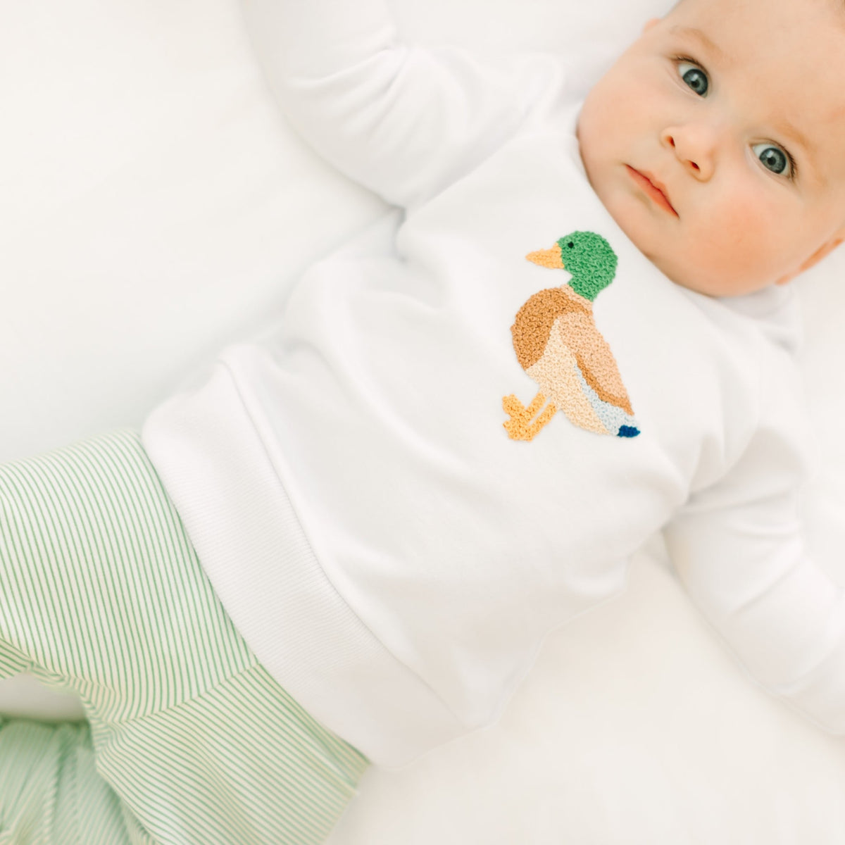 Magnolia Baby_Mallard Moments Hand-Embroidered Sweatshirt_3