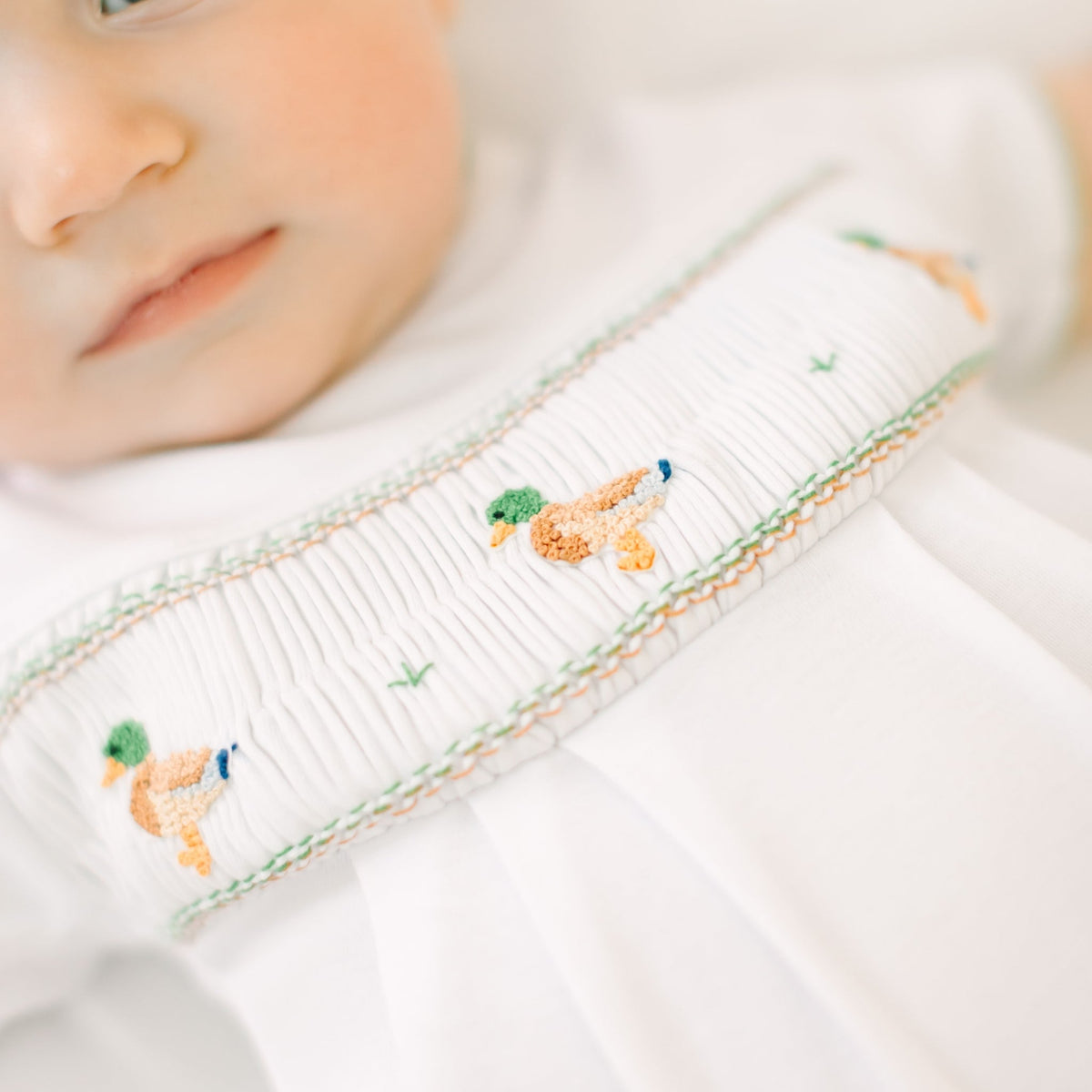 Magnolia Baby_Mallard Moments Smocked Boy Bubble_3