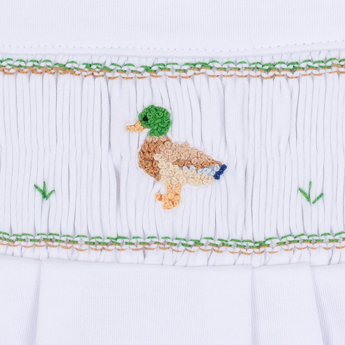 Magnolia Baby_Mallard Moments Smocked Girl Bubble_7
