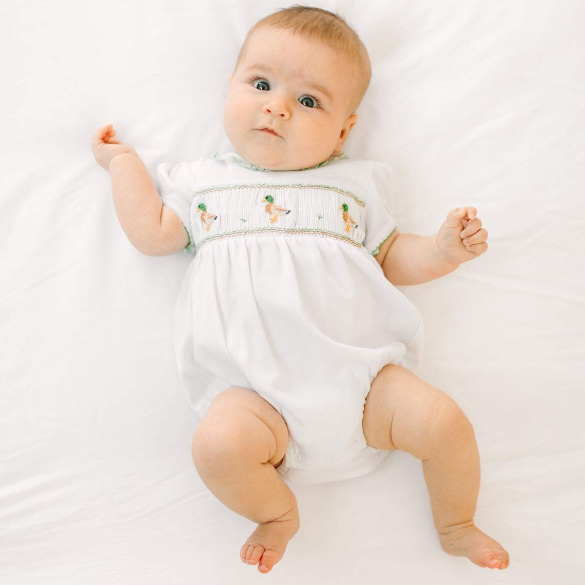 Magnolia Baby_Mallard Moments Smocked Girl Bubble_1