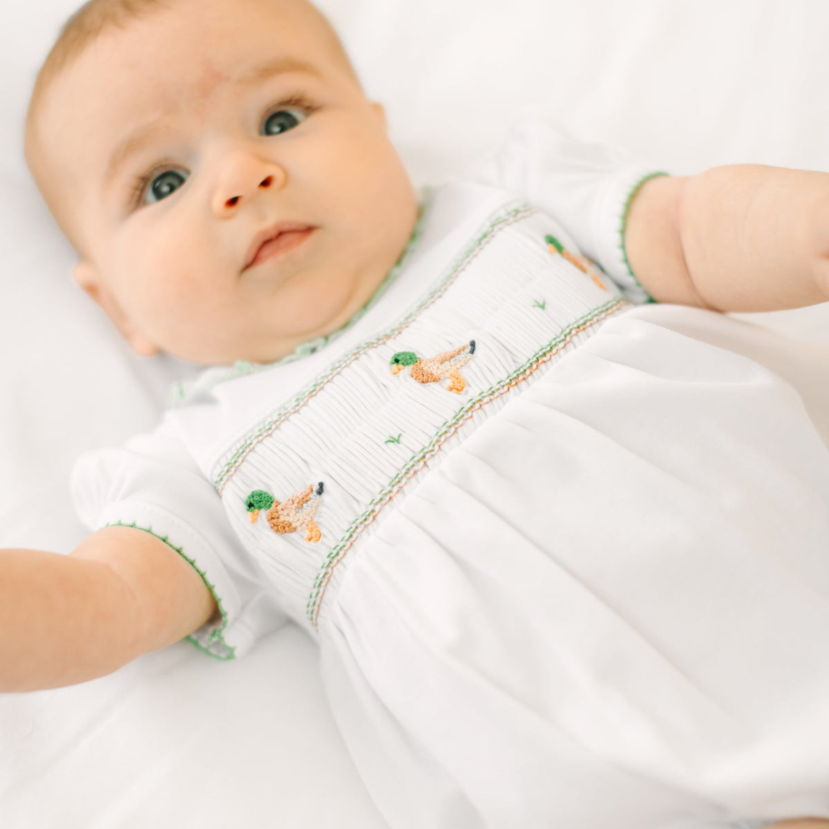Magnolia Baby_Mallard Moments Smocked Girl Bubble_4