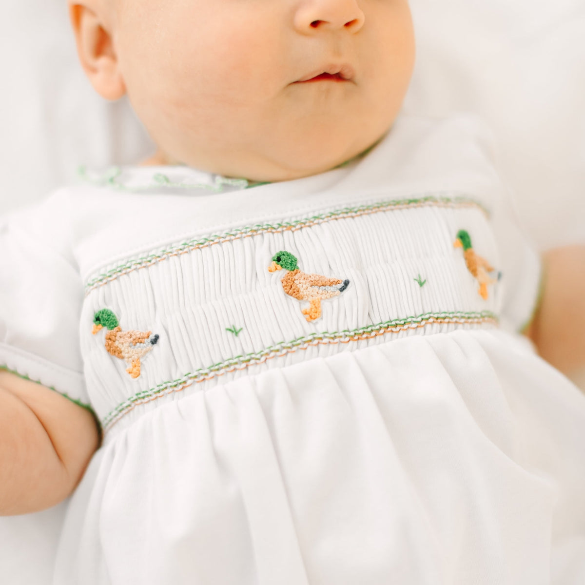 Magnolia Baby_Mallard Moments Smocked Girl Bubble_2