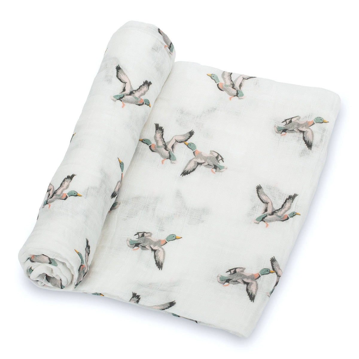 Mallards Cotton Muslin Swaddle Blanket - Magnolia BabySwaddle Blanket