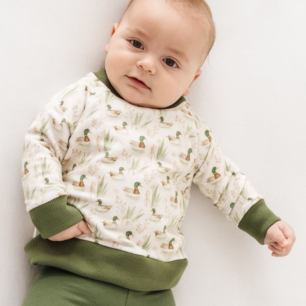 Luna and Arlo_Mallard's Pond Pullover Sweatshirt_1