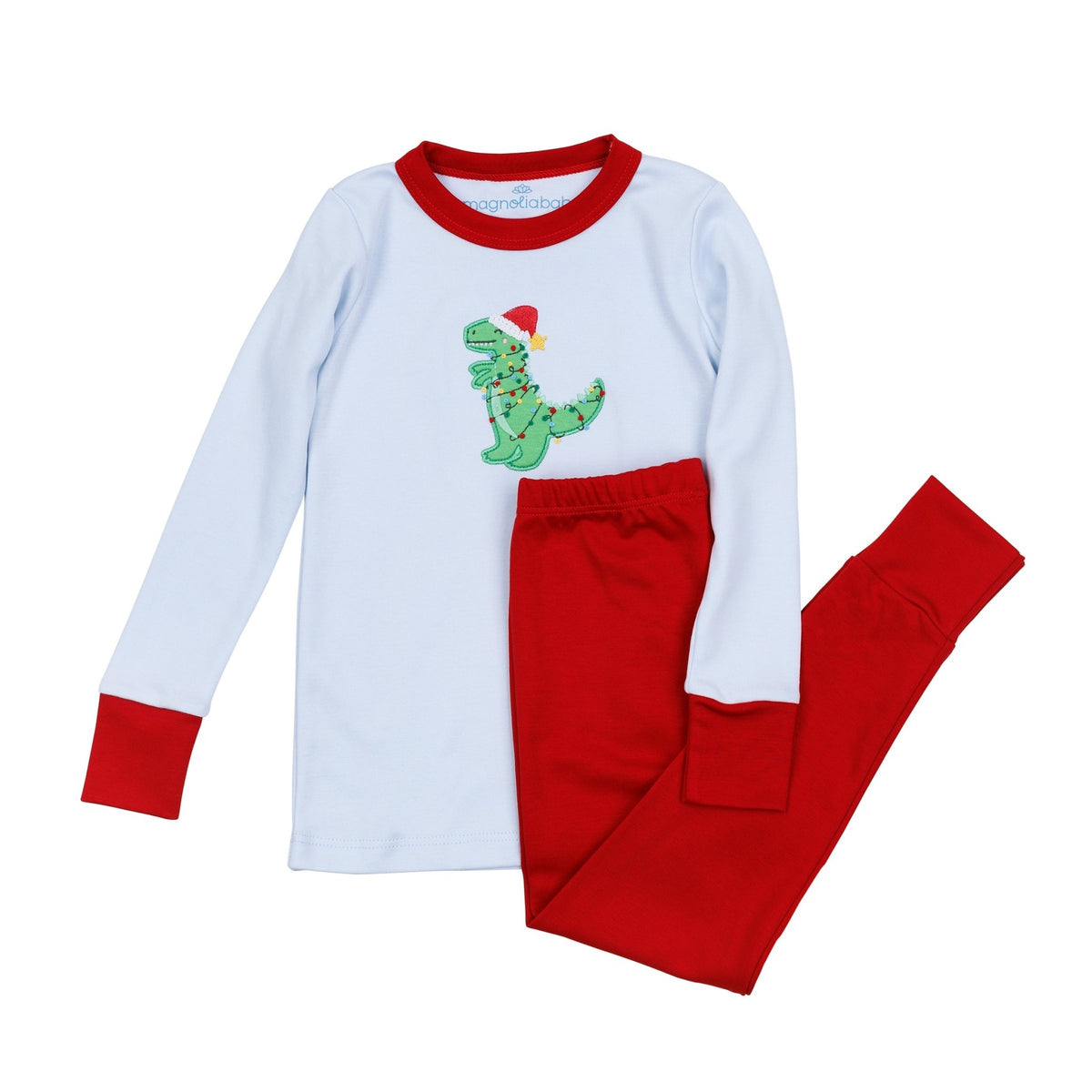 Merry Rexmas Combo Long Pajamas - Magnolia BabyLong Pajamas