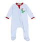 Merry Rexmas Combo Zip Footie - Magnolia BabyFootie