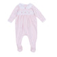 Mia's Classics Smocked Footie - Pink - Magnolia BabyFootie