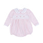 Mia's Classics Smocked Long Sleeve Bubble - Pink - Magnolia BabyBubble
