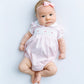 Mia's Classics Smocked Short Sleeve Bubble - Pink - Magnolia BabyBubble