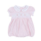 Mia's Classics Smocked Short Sleeve Bubble - Pink - Magnolia BabyBubble