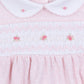 Mia's Classics Smocked Short Sleeve Bubble - Pink - Magnolia BabyBubble