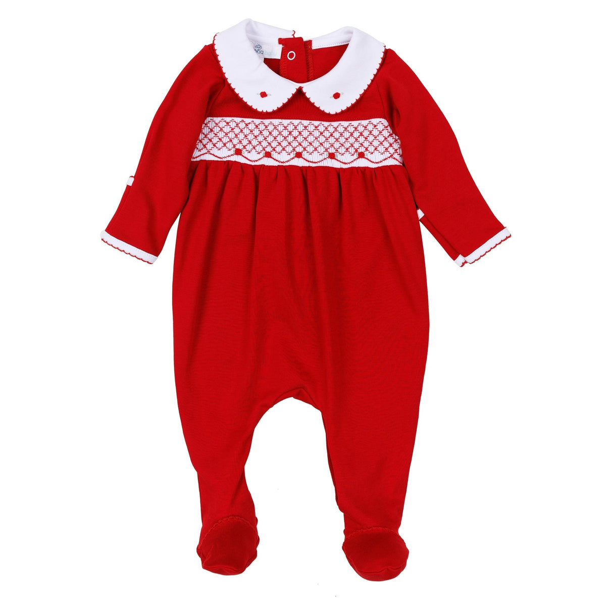 Magnolia Baby_Millie Smocked Footie_2