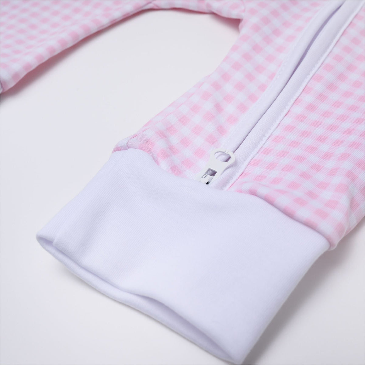 Mini Checks Zip Playsuit - Pink - Magnolia BabyPlaysuit