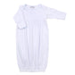 Mini Dots Gathered Gown - Blue - Magnolia BabyGown