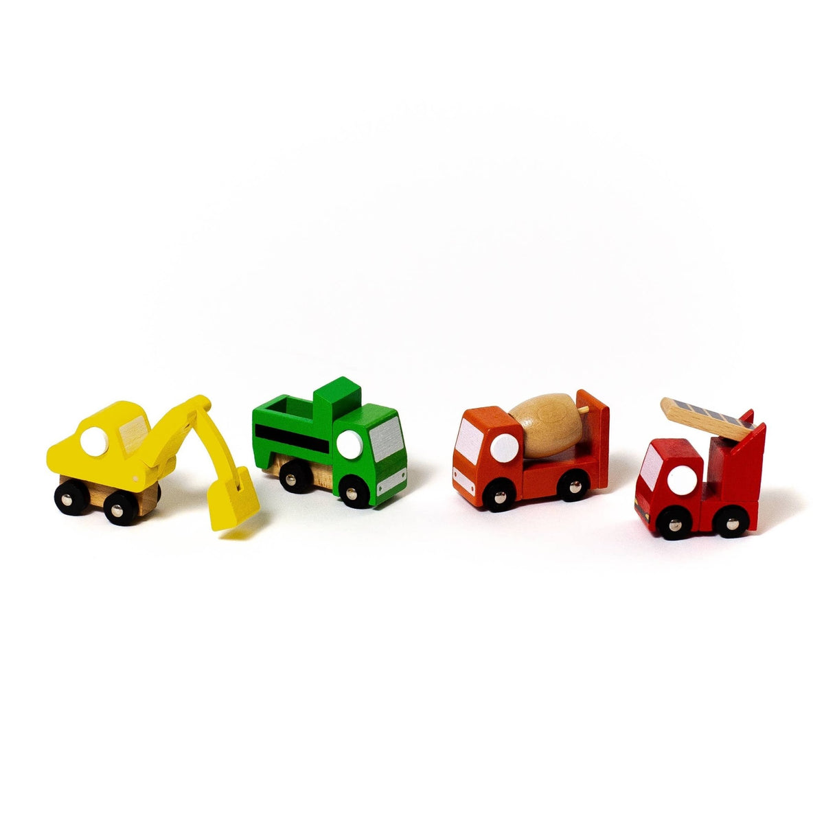 Mini Movers Wooden Construction Trucks - Magnolia BabyWooden Toy