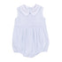 Mini Stripes Collared Sleeveless Bubble - Light Blue - Magnolia BabyBubble