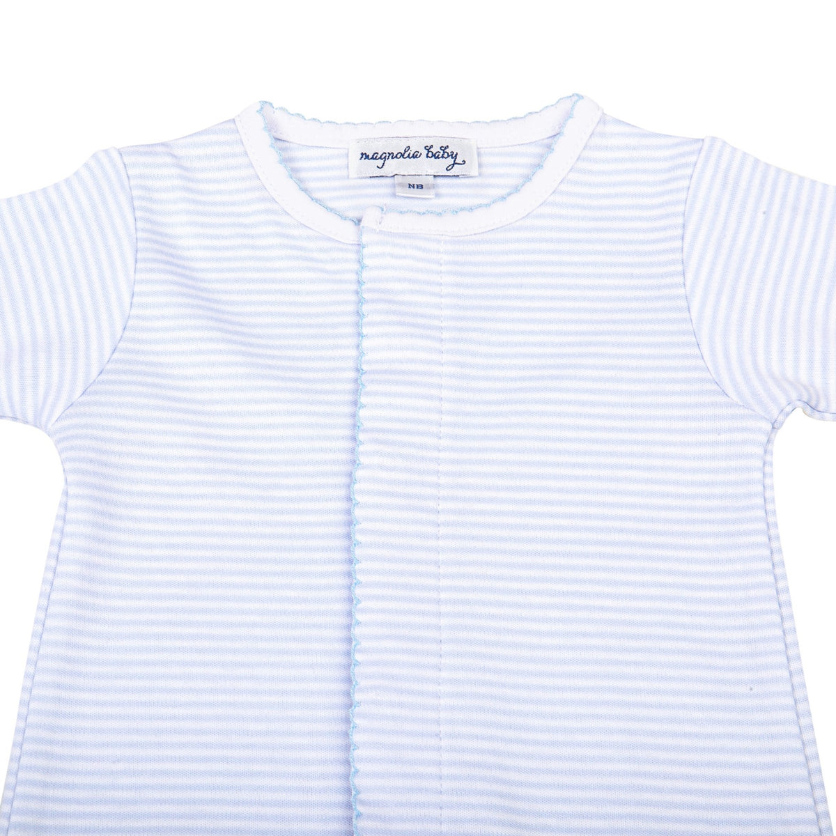 Mini Stripes Converter - Blue - Magnolia BabyConverter Gown