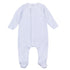 Mini Stripes Footie - Light Blue - Magnolia BabyFootie
