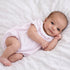 Mini Stripes Ruffle Short Sleeve Bubble - Pink - Magnolia BabyBubble