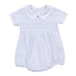 Mini Stripes Smocked Bubble - Light Blue - Magnolia BabyBubble