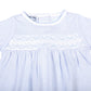 Mini Stripes Smocked Gathered Gown - Blue - Magnolia BabyGown