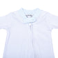 Mini Stripes Zip Footie - Blue - Magnolia BabyFootie