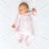 Mini Stripes Zip Footie - Pink - Magnolia BabyFootie