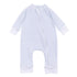 Mini Stripes Zip Playsuit - Light Blue - Magnolia BabyPlaysuit
