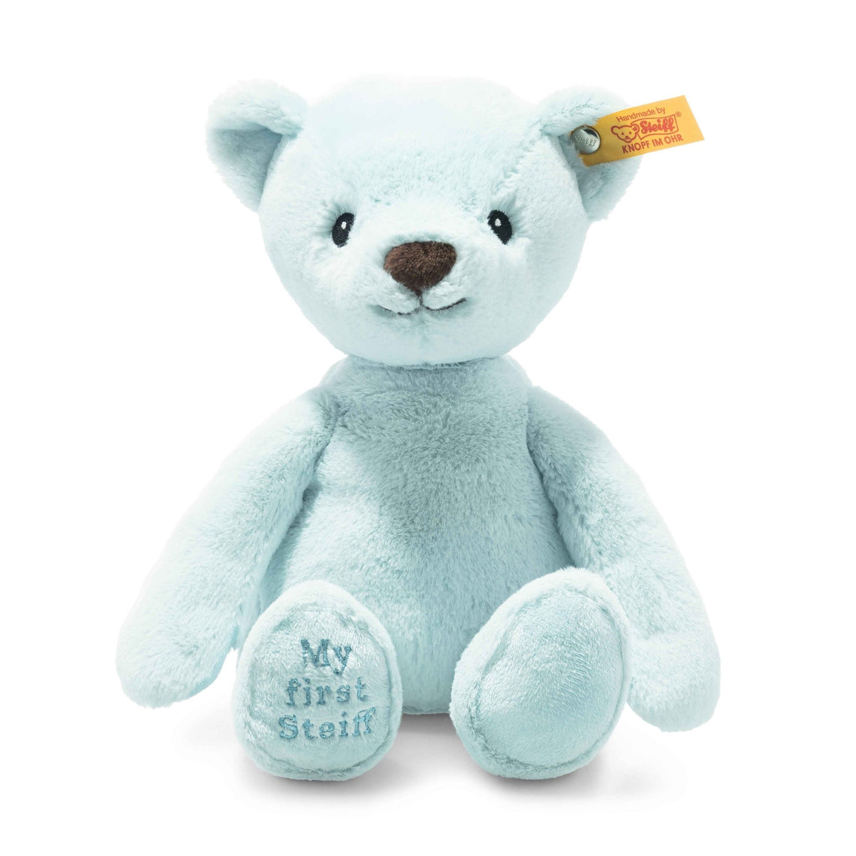 My First Steiff Teddy Bear - Blue - Magnolia BabySoft Toy
