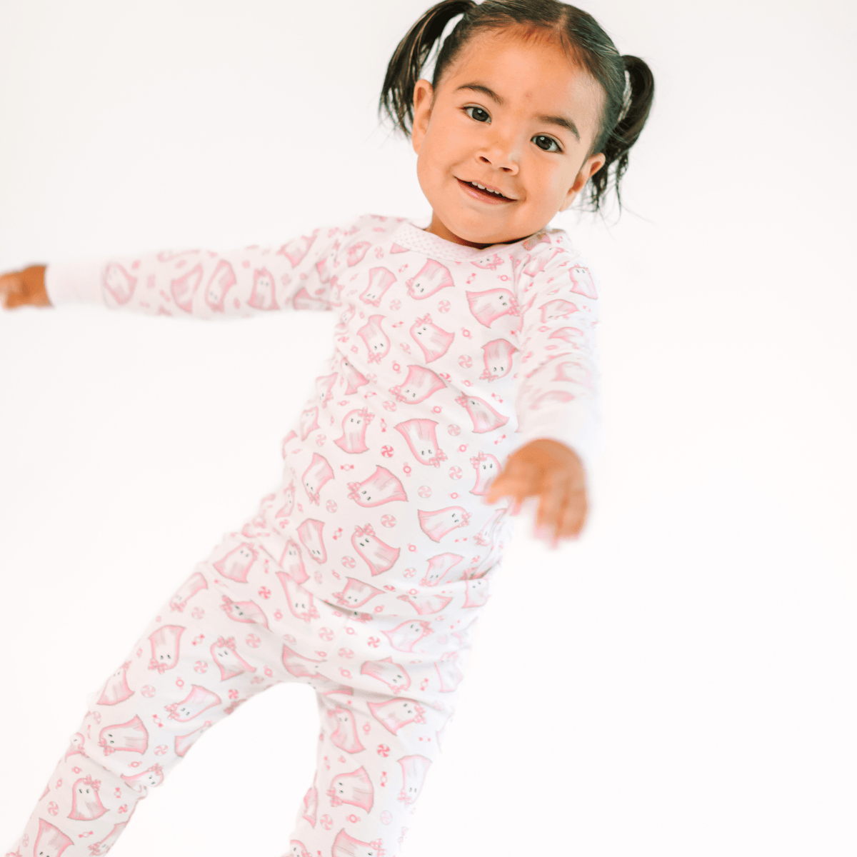 My Little Boo Long Pajamas - Pink - Magnolia BabyLong Pajamas