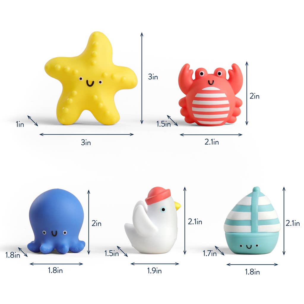 Nautical Itzy Bitzy Puppets™ Bath Toys - Magnolia BabyBath Toy