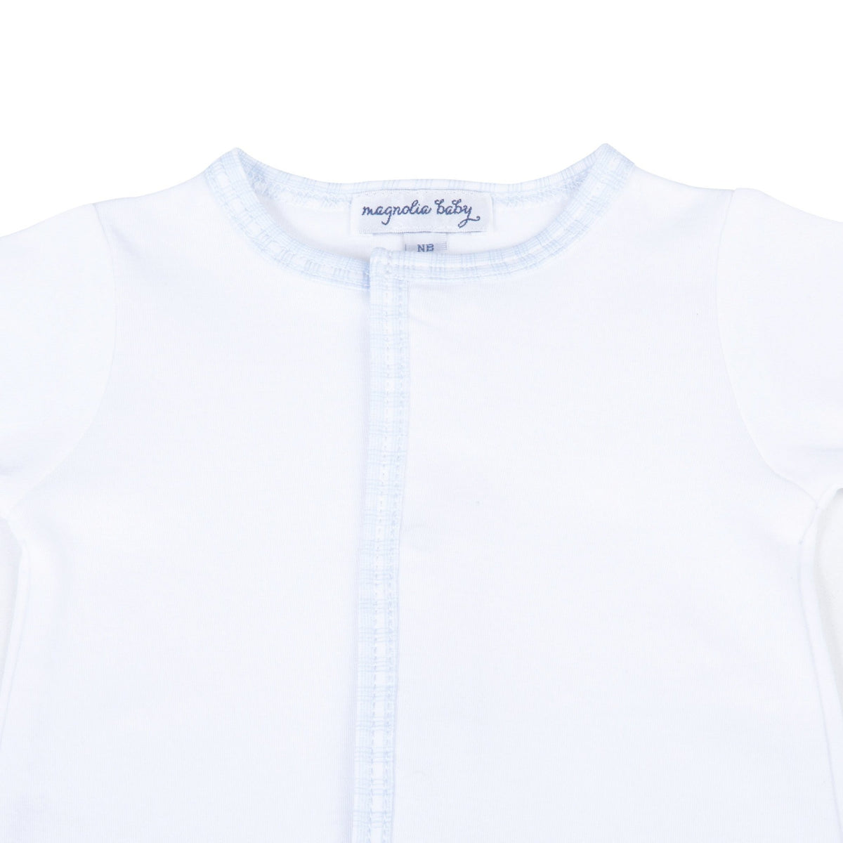 New Beginnings Footie - Blue - Magnolia BabyFootie