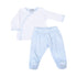 New Beginnings Kimono Footed Pant Set - Blue - Magnolia Baby2pc Pant Set