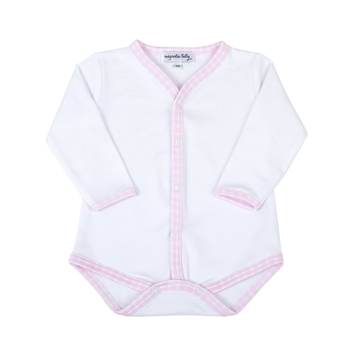 New Beginnings Long Sleeve Bodysuit - Pink - Magnolia BabyBodysuit