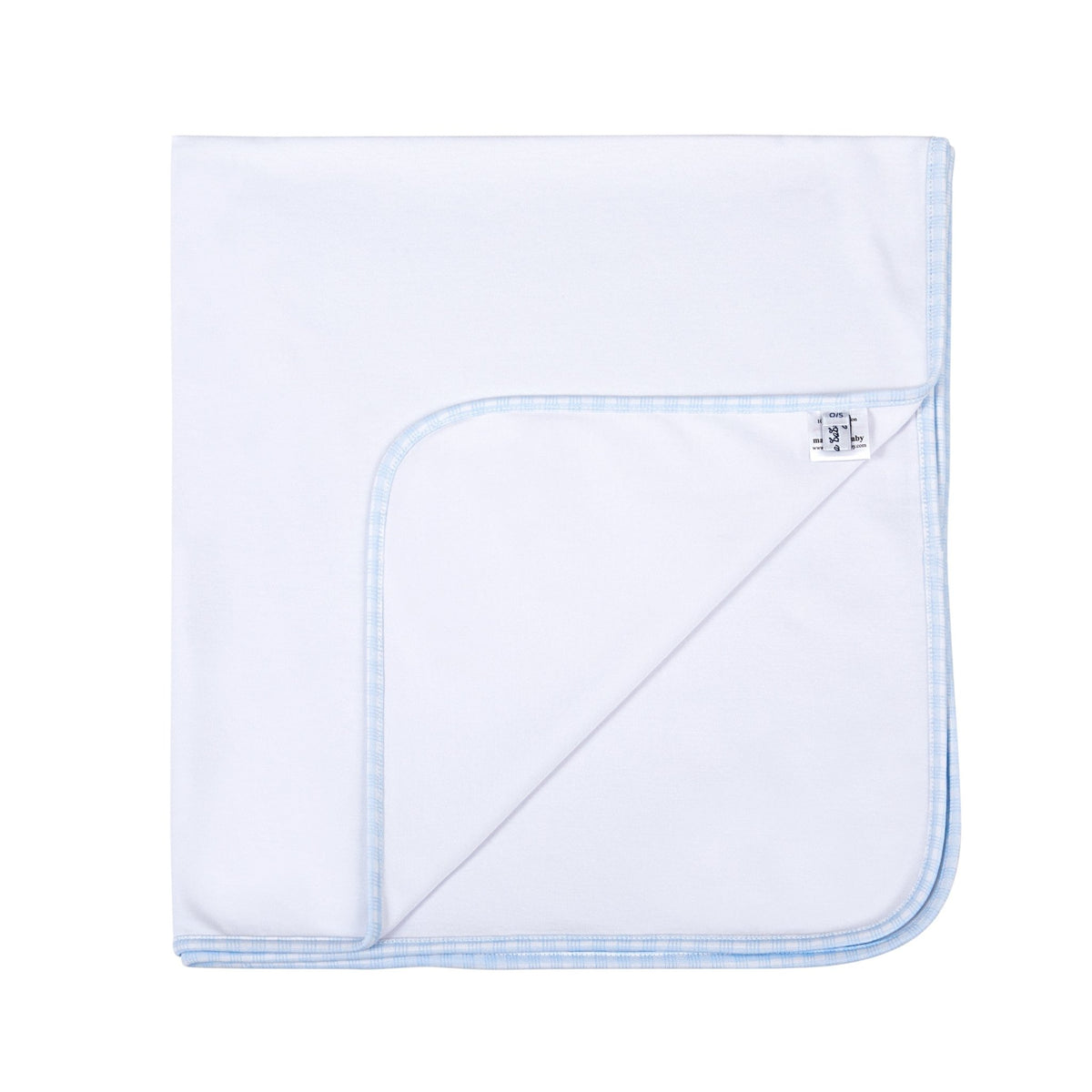 New Beginnings Receiving Blanket - Blue - Magnolia BabyReceiving Blanket